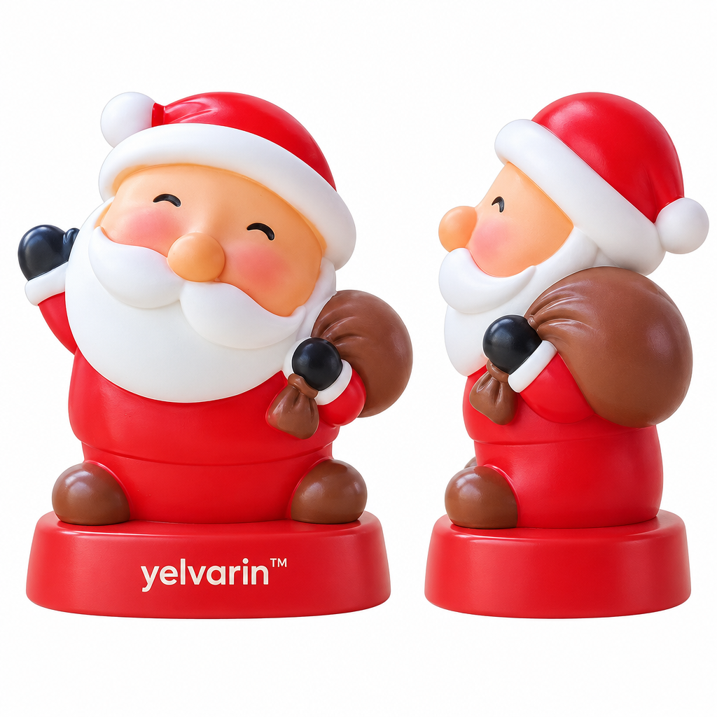yelvarin™ Jolly Santa Claus with Gift Sack Resin Tabletop Figurine