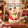 yelvarin™ Cozy Sleeping Reindeer Resin Tabletop Figurine