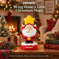 yelvarin™ Santa Claus with Star Topper Resin Tabletop Figurine